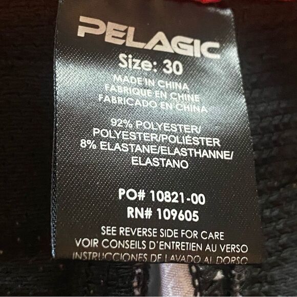 Pelagic Sharkskin Pro Ambush Camo Black Print Board Shorts Size 30 - Picture 5 of 15